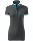 Ženska majica s kragnom MALFINI PREMIUM COLLAR UP 257 SVIJETLI ANTRACIT