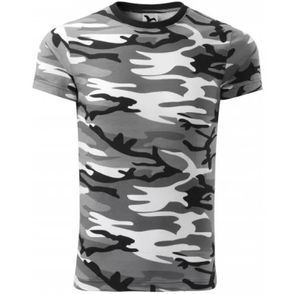  Muška majica kratkih rukava MALFINI CAMOUFLAGE 144 MASKIRNO SIVA 