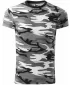 Muška majica kratkih rukava MALFINI CAMOUFLAGE 144 MASKIRNO SIVA