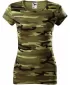 Ženska majica kratkih rukava MALFINI CAMO PURE 122 KAMUFLAŽNO ZELENA