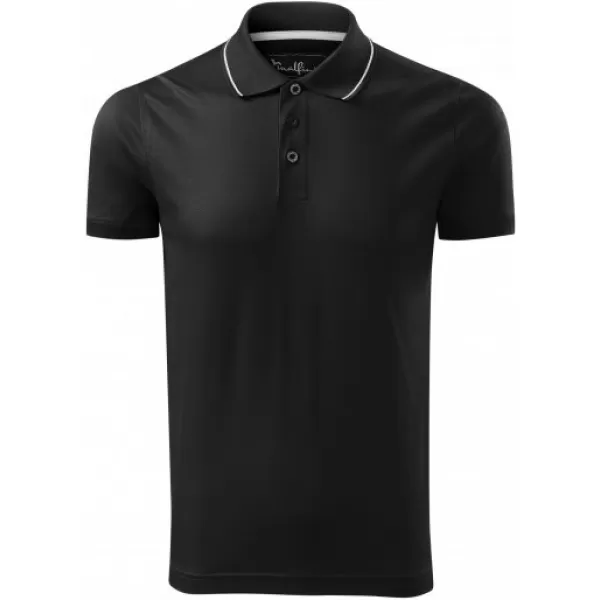  Muška majica s kragnom MALFINI PREMIUM GRAND 259 CRNA 