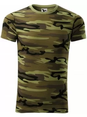 Muška majica kratkih rukava MALFINI CAMOUFLAGE 144 KAMUFLAŽNO ZELENA