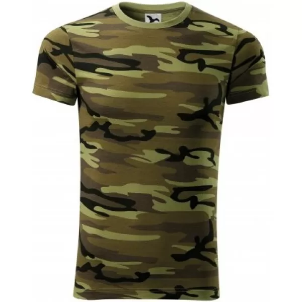  Muška majica kratkih rukava MALFINI CAMOUFLAGE 144 KAMUFLAŽNO ZELENA 