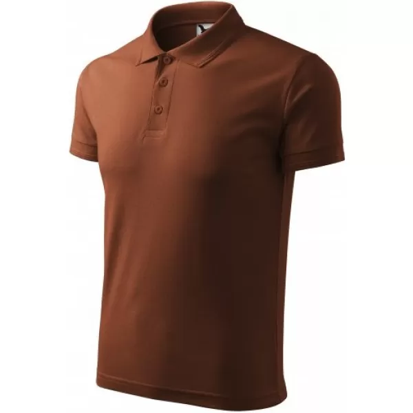  Muška majica s kragnom MALFINI PIQUE POLO 203 ČOKOLADA 
