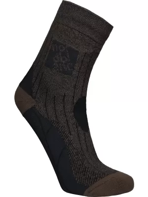 Čarape NORDBLANC STARCH NBSX16379 TAMNO SMEĐI PRAMENOVI