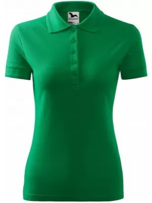 Ženska majica s kragnom MALFINI PIQUE POLO 210 SREDNJE ZELENA