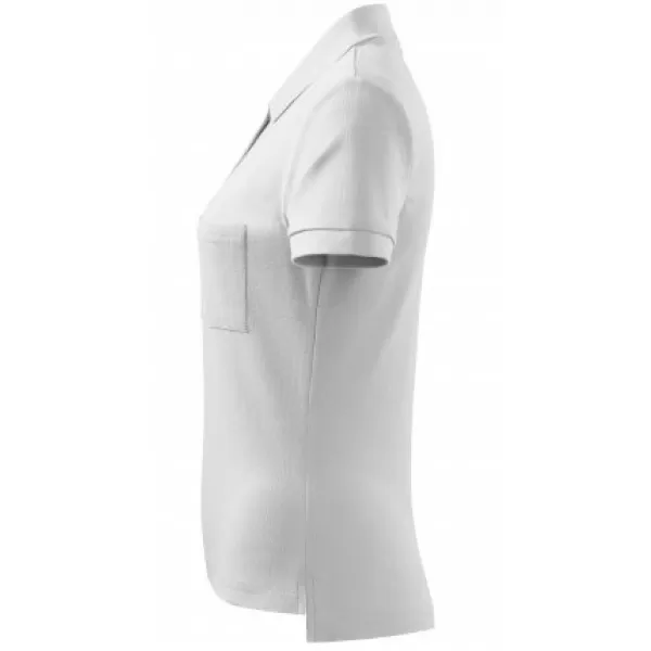  Ženska majica s kragnom MALFINI COTTON 213 BIJELA 