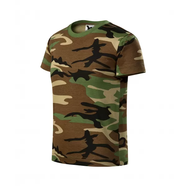  Dječja majica MALFINI CAMOUFLAGE 149 KAMUFLAŽNO SMEĐA 