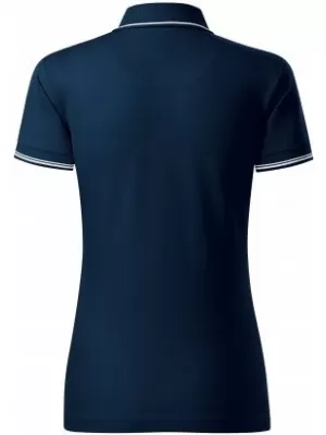 Ženska majica s kragnom MALFINI PREMIUM PERFECTION PLAIN 253 TAMNOPLAVA