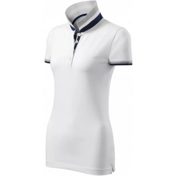  Ženska majica s kragnom MALFINI PREMIUM COLLAR UP 257 BIJELA 