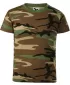 Dječja majica MALFINI CAMOUFLAGE 149 KAMUFLAŽNO SMEĐA