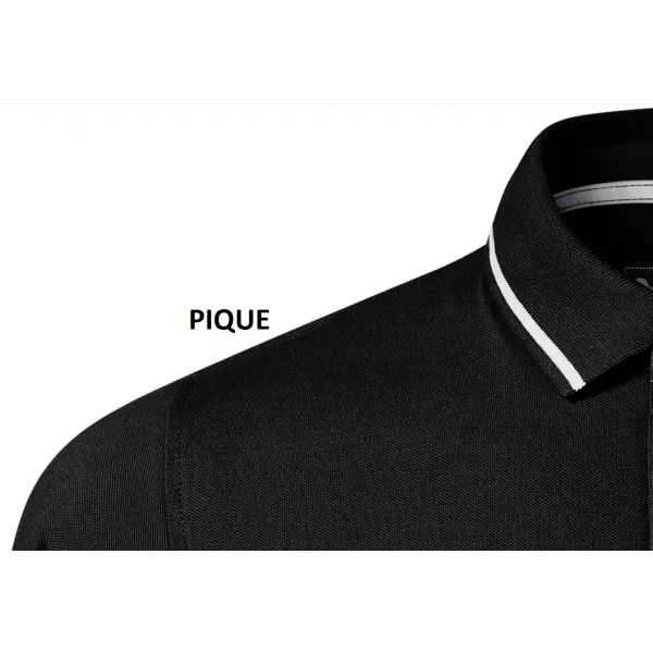  Muška majica s kragnom MALFINI PREMIUM PERFECTION PLAIN 251 CRNA 