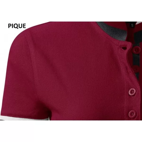  Muška majica s kragnom MALFINI PREMIUM COLLAR UP 256 GRANAT 