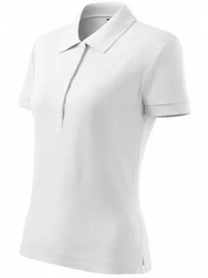 Ženska majica s kragnom MALFINI COTTON 213 BIJELA