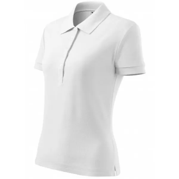  Ženska majica s kragnom MALFINI COTTON 213 BIJELA 