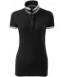 Ženska majica s kragnom MALFINI PREMIUM COLLAR UP 257 CRNA