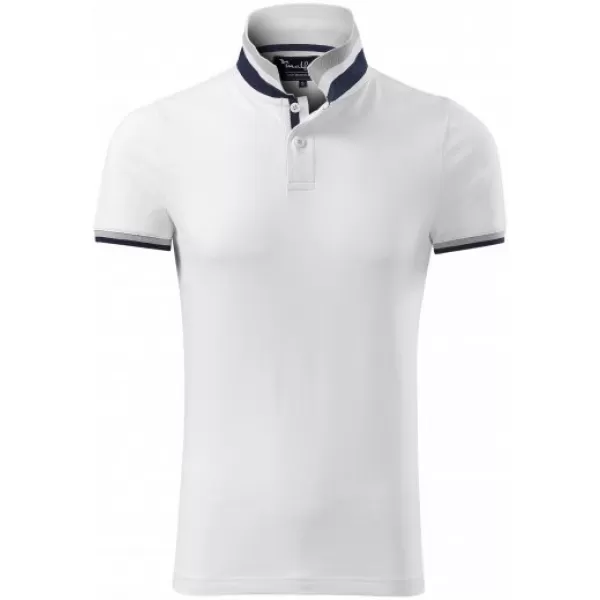  Muška majica s kragnom MALFINI PREMIUM COLLAR UP 256 BIJELA 