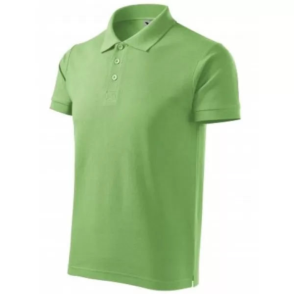  Muška majica s kragnom MALFINI COTTON 212 TRAVA ZELENA 