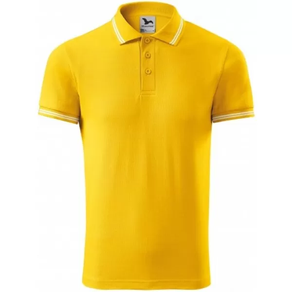  Muška majica s kragnom MALFINI URBAN 219 JANTAR 