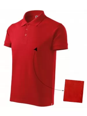 Muška majica s kragnom MALFINI COTTON 212 CRVENA