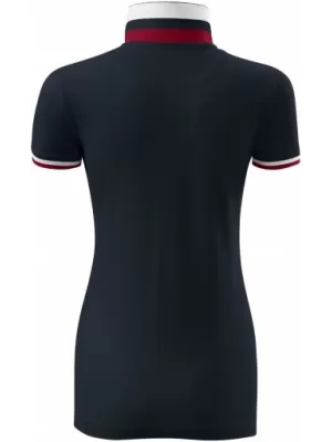 Ženska majica s kragnom MALFINI PREMIUM COLLAR UP 257 TAMNA MORNARICA