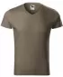 Muška majica kratkih rukava MALFINI SLIM FIT V-NECK 146 VOJSKE