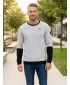 Muški sweatshirt ALTISPORT ZORION MPLS088 SVIJETLO SIVA