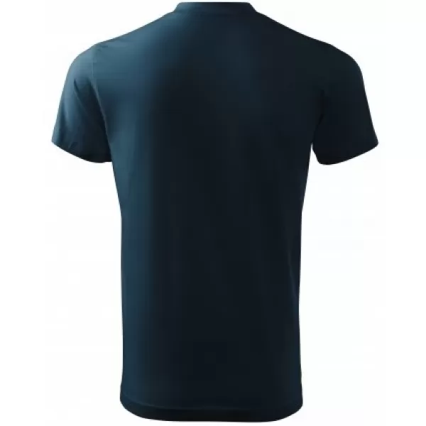  Muška majica kratkih rukava MALFINI HEAVY V-NECK 111 TAMNOPLAVA 