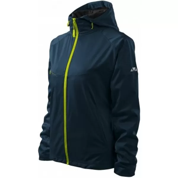  Ženska softshell jakna MALFINI COOL 514 TAMNOPLAVA 