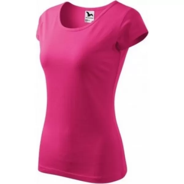  Ženska majica kratkih rukava MALFINI PURE 122 MAGENTA 