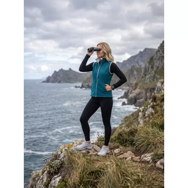  Ženski softshell prsluk MALFINI VISION 516 TAMNO TIRKIZNA 