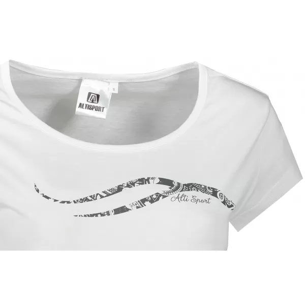  Dámské triko ALTISPORT CARRYOVER ALW001120 BÍLÁ 