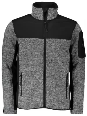 Muška softshell jakna/pulover MALFINI CASUAL 550 PLETENA SIVA MALFINI PREMIUM