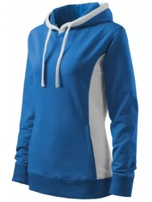 Ženski sweatshirt MALFINI KANGAROO 408 AZURNO PLAVA