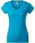 Ženska majica kratkih rukava MALFINI FIT V-NECK 162 TIRKIZ
