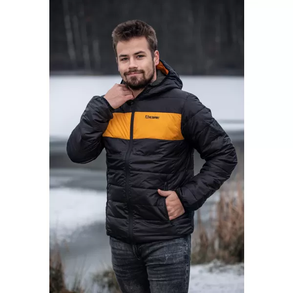  Muška jakna ALTISPORT GEDON MJCS468 CRNO I ŽUTO 