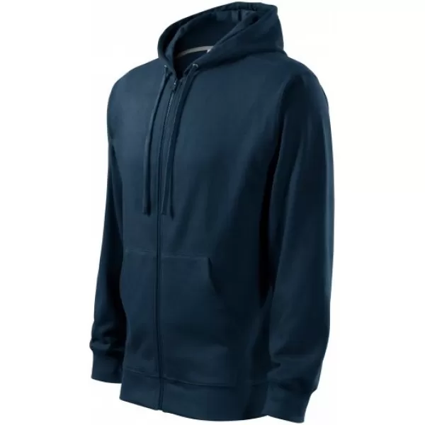  Muški sweatshirt MALFINI TRENDY ZIPPER 410 TAMNOPLAVA 