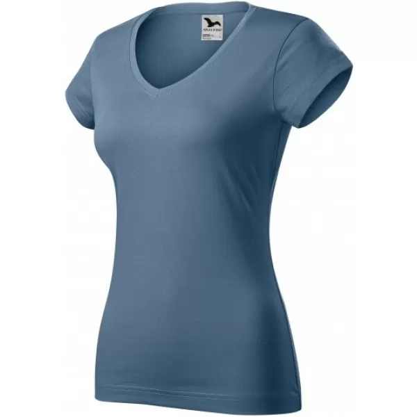  Ženska majica kratkih rukava MALFINI FIT V-NECK 162 TRAPER 