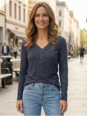 Ženska majica kratkih rukava ALTISPORT HODEIA LTSS695 TAMNO PLAVA