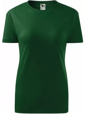 Ženska majica kratkih rukava MALFINI CLASSIC NEW 133 TAMNOZELENE BOJE