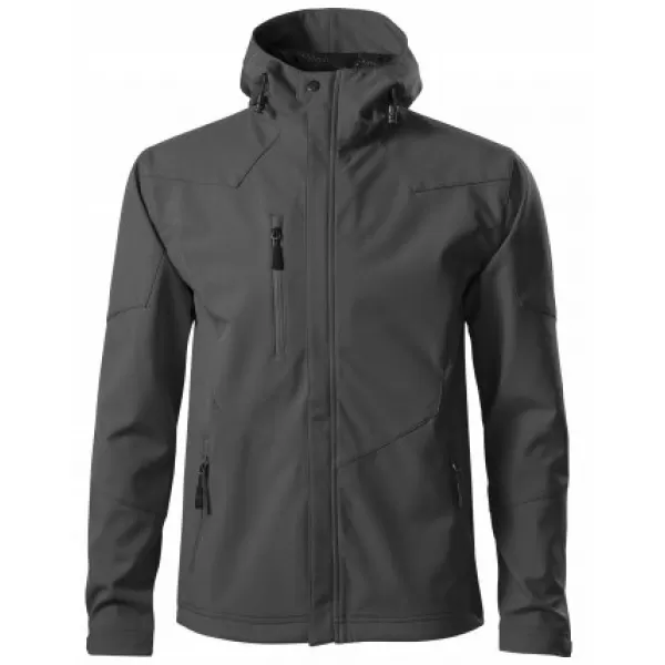  Muška softshell jakna MALFINI NANO 531 ČELIČNO SIVA 