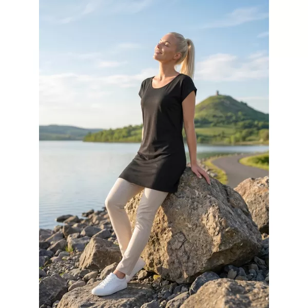  Ženska duga majica MALFINI LOVE 123 CRNA 