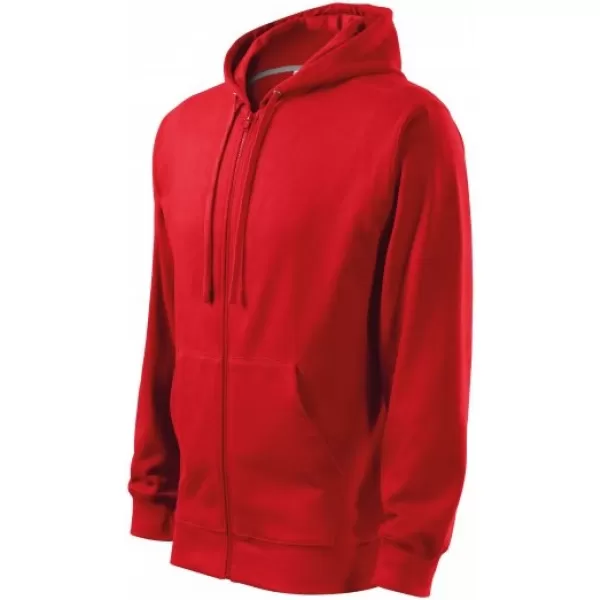  Muški sweatshirt MALFINI TRENDY ZIPPER 410 CRVENA 