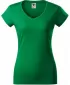 Ženska majica kratkih rukava MALFINI FIT V-NECK 162 SREDNJE ZELENA