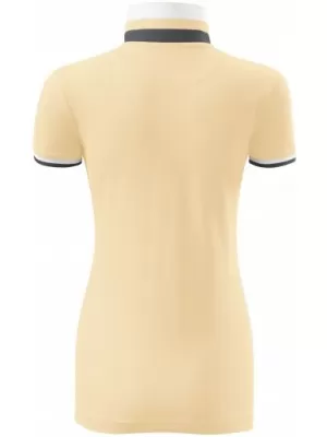 Ženska majica s kragnom MALFINI PREMIUM COLLAR UP 257 BURBONSKA VANILIJA