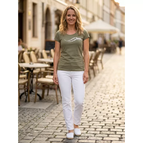  Dámské triko ALTISPORT CARRYOVER ALW001F61 KHAKI 