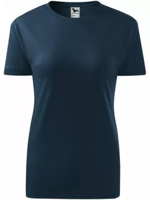 Ženska majica kratkih rukava MALFINI CLASSIC NEW 133 TAMNOPLAVA