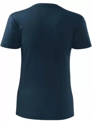 Ženska majica kratkih rukava MALFINI CLASSIC NEW 133 TAMNOPLAVA