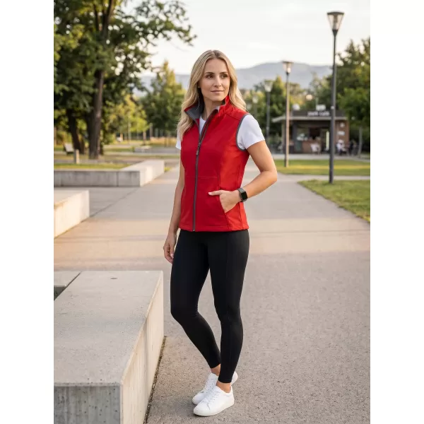  Ženski softshell prsluk MALFINI VISION 516 CRVENA 