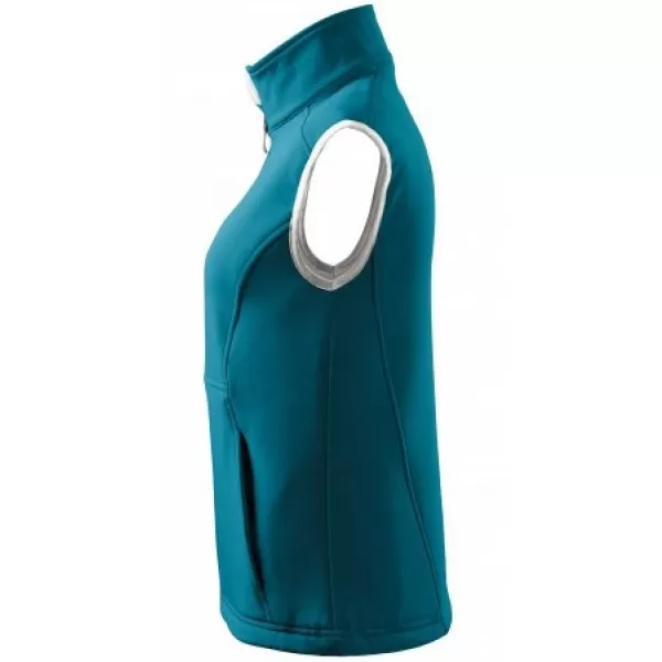  Ženski softshell prsluk MALFINI VISION 516 TAMNO TIRKIZNA 